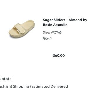 Allbirds Sugar Sliders - Almond